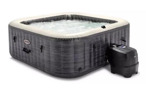 Бассейн СПА (196х196x71см) "Greystone Deluxe" 1098л, квадратный, аэромассаж 1 шт/упак 28452 - фото 2